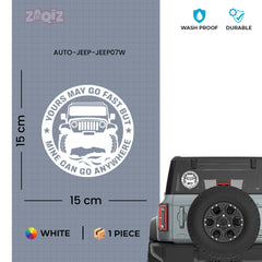 Adventure Ready Jeep Emblem for Cars