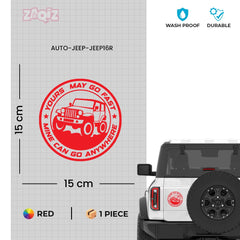 Off-Road Legend Jeep Life Sticker