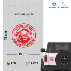 Adventure Lover Jeep Emblem for Vehicles