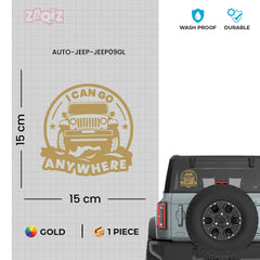 High-Quality Jeep Decal for Off-Roading