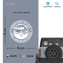 Durable Jeep Shield Sticker for Off-Roaders
