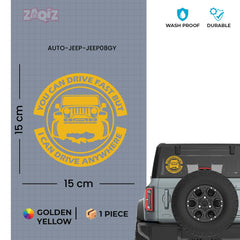 Classic Jeep Life Sticker for Vehicles