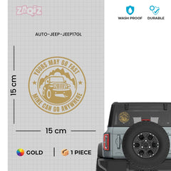 Adventure Lover Jeep Emblem for Vehicles