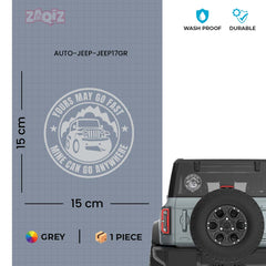 Adventure Lover Jeep Emblem for Vehicles