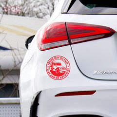 Compact Jeep Adventure Sticker for SUVs