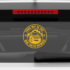 Adventure Lover Jeep Emblem for Vehicles