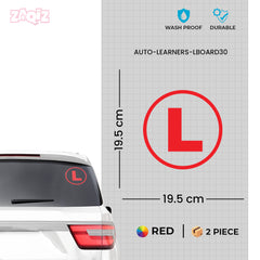 Drive Smart: Learner ‘L’ Sticker Pack