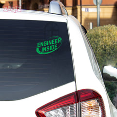 Bold Engineer Inside Sticker for Vehicles