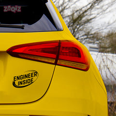 Bold Engineer Inside Sticker for Vehicles