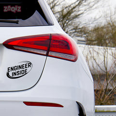Bold Engineer Inside Sticker for Vehicles