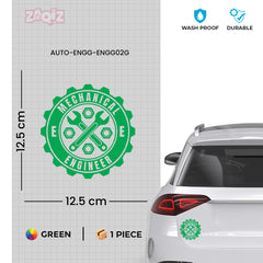 Mechanical Engineer Safety Tag for Vehicles