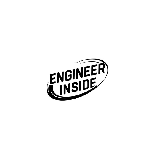 Bold Engineer Inside Sticker for Vehicles