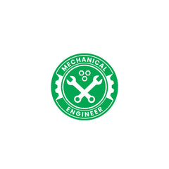 Durable Mechanical Engineer Vehicle Sticker