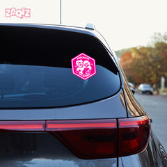 Bold Design Mom on Board Safety Sticker
