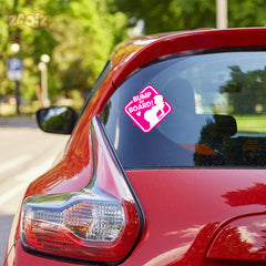 Elegant Mom on Board Vehicle Sign