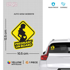 Bright Mom on Board Tag for Awareness
