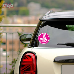 Zaqiz Stickers – Cute Mom on Board Car Decals