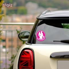 Zaqiz Stickers – Stylish Mom on Board Vehicle Stickers