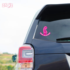 Zaqiz Stickers – Elegant Mom on Board Sign Stickers