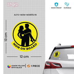 Zaqiz Stickers – Stylish Mom on Board Vehicle Stickers