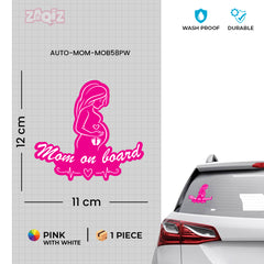 Zaqiz Stickers – Premium Mom on Board Safety Stickers