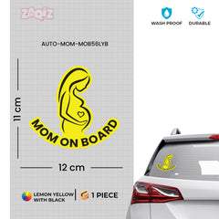 Zaqiz Stickers – Elegant Mom on Board Sign Stickers