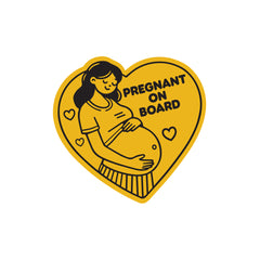 Mom on Board Sticker for Family Vehicles
