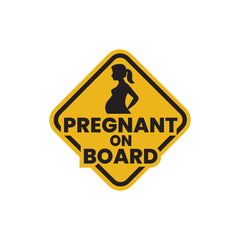Bold Mom on Board Sticker for SUVs