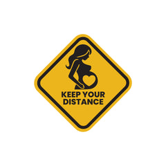 Stylish Mom on Board Sticker for Cars