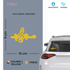 Creative Music Design Sticker for Laptops