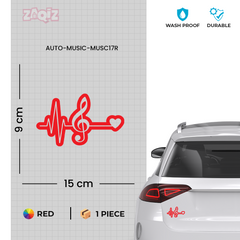 Rhythm Lover Sticker for Car Windows