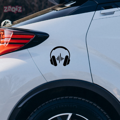 Music Is Life Car Emblem for Artists