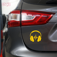 Music Is Life Car Emblem for Artists