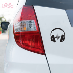 Music Is Life Car Emblem for Artists