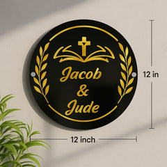 Acrylic Name Plates with Premium Finish