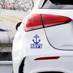 Patriotic Navy Decal for Cars