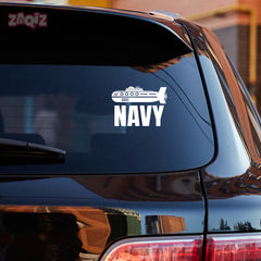 Navy Awareness Tag for Road Safety