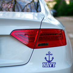 Patriotic Navy Decal for Cars
