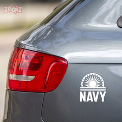 Road Safety Navy Anchor Sticker for Cars