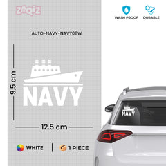 Proud Navy Family Sticker for Vehicles