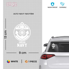 Navy Life Shield Sticker for Professional Drivers