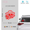 Bold RN Sticker for Road Awareness