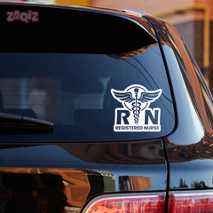 Compact RN Sticker for Vehicle Windows