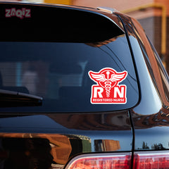 Compact RN Sticker for Vehicle Windows