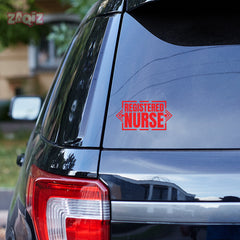 Proud Registered Nurse Car Window Decal