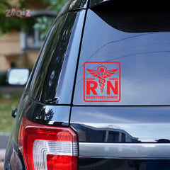 Professional RN Sign for Vehicle Safety