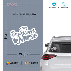 RN on Call Safety Tag for Vehicles