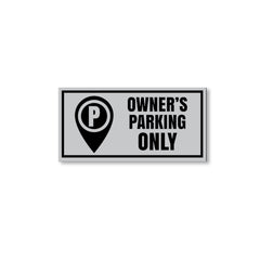 Owner Parking Sign Board for Apartment & Office | Sleek Design