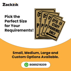 Owner’s Parking Board | Modern Look for Private Parking