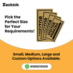 Reflective Owner’s Parking Signboard | Outdoor Use Ready